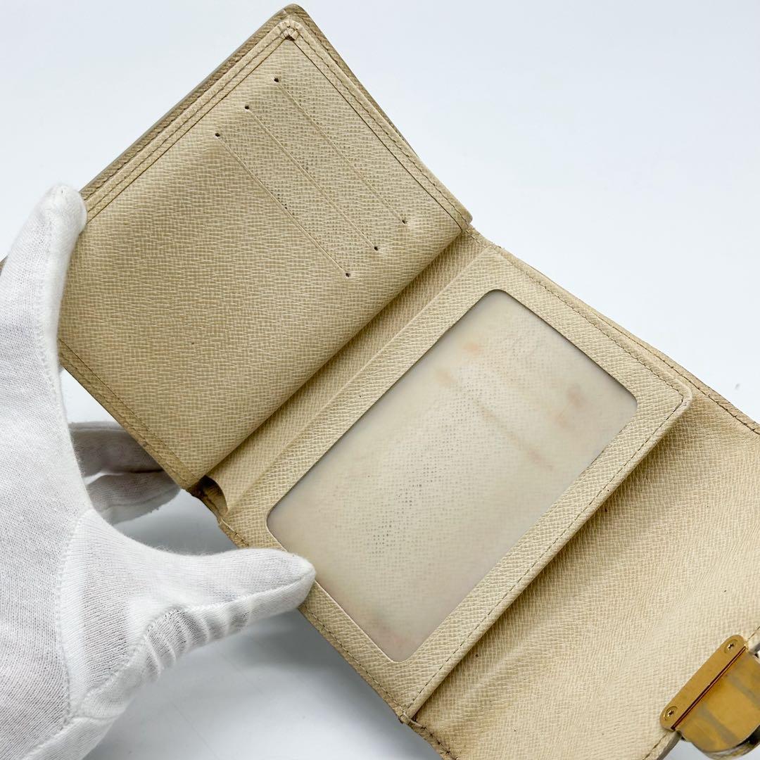 ルイヴィトン ポルトフォイユ ジョイ ダミエ アズール 二つ折り コアラ