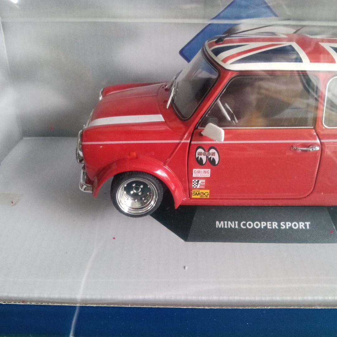 POLITOYS MINI COOPER SPORT 赤1／18ムーンアイズ