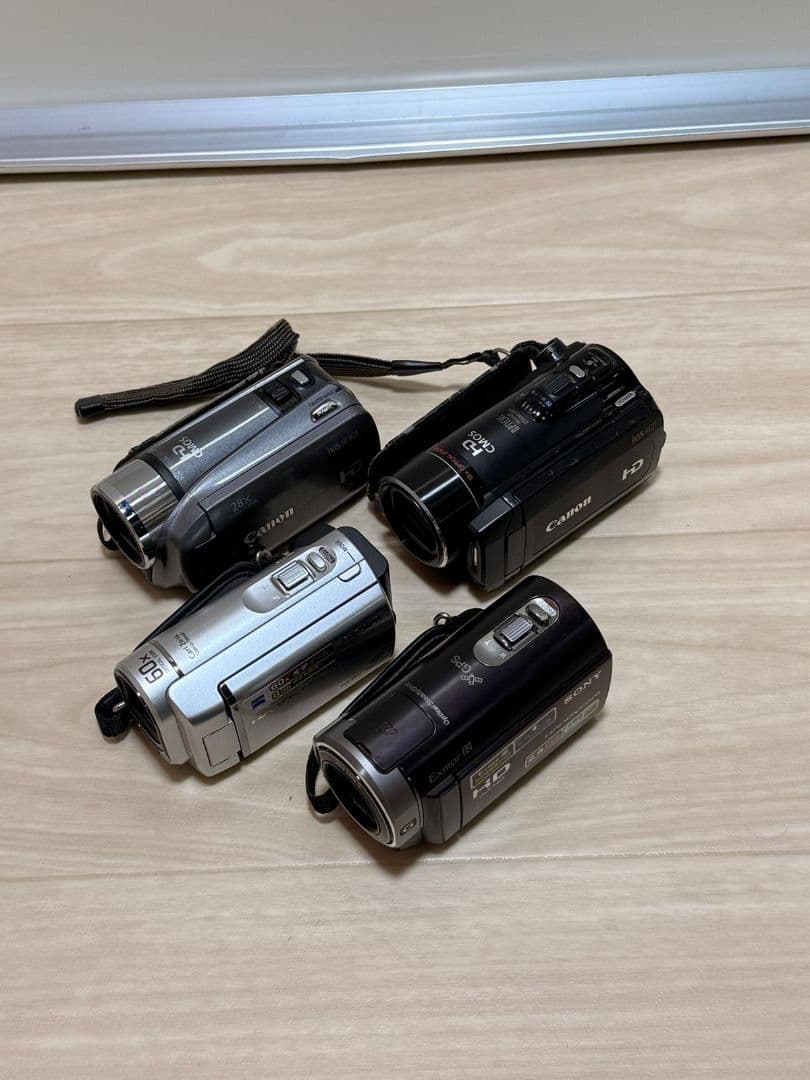 Sony、Canon ビデオカメラ本体 4点まとめ ジャンク