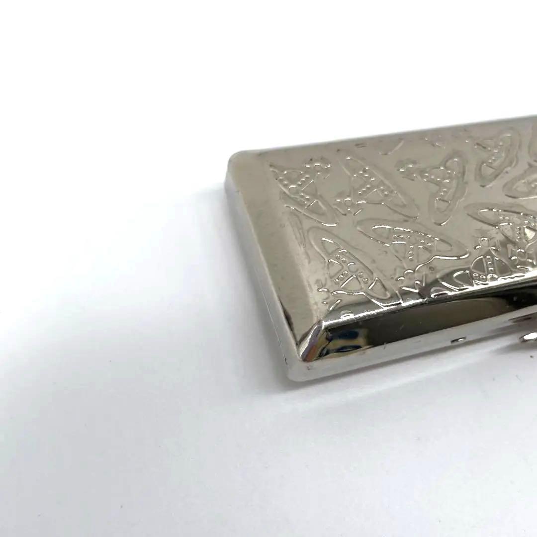 15318✨ヴィヴィアンウエストウッド オーブ総柄 シガレットケース シルバー