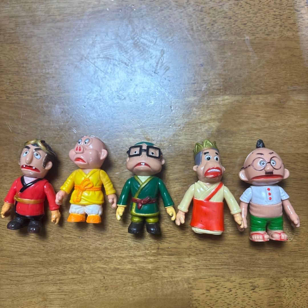ポピー 飛べ 孫悟空 ドリフターズ ソフビ 5体セット 美品 デッドストック