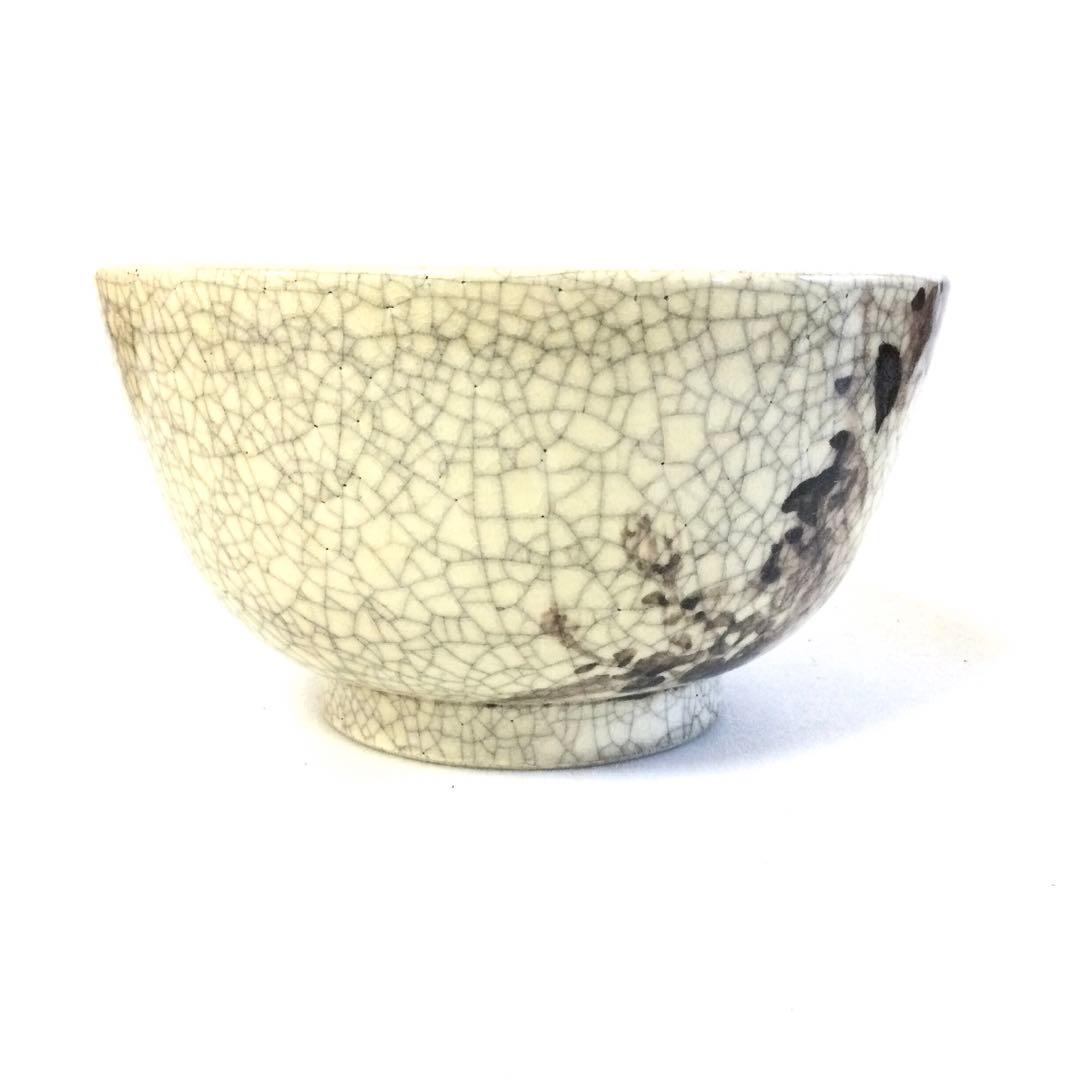 六代 吉向十三軒作 菓子鉢 茶道具 供箱付 B982