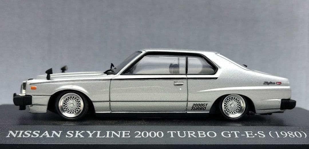 1/43　スカイライン改　ジャパン2Dr　SSRメッシュ アルミ製　深リム