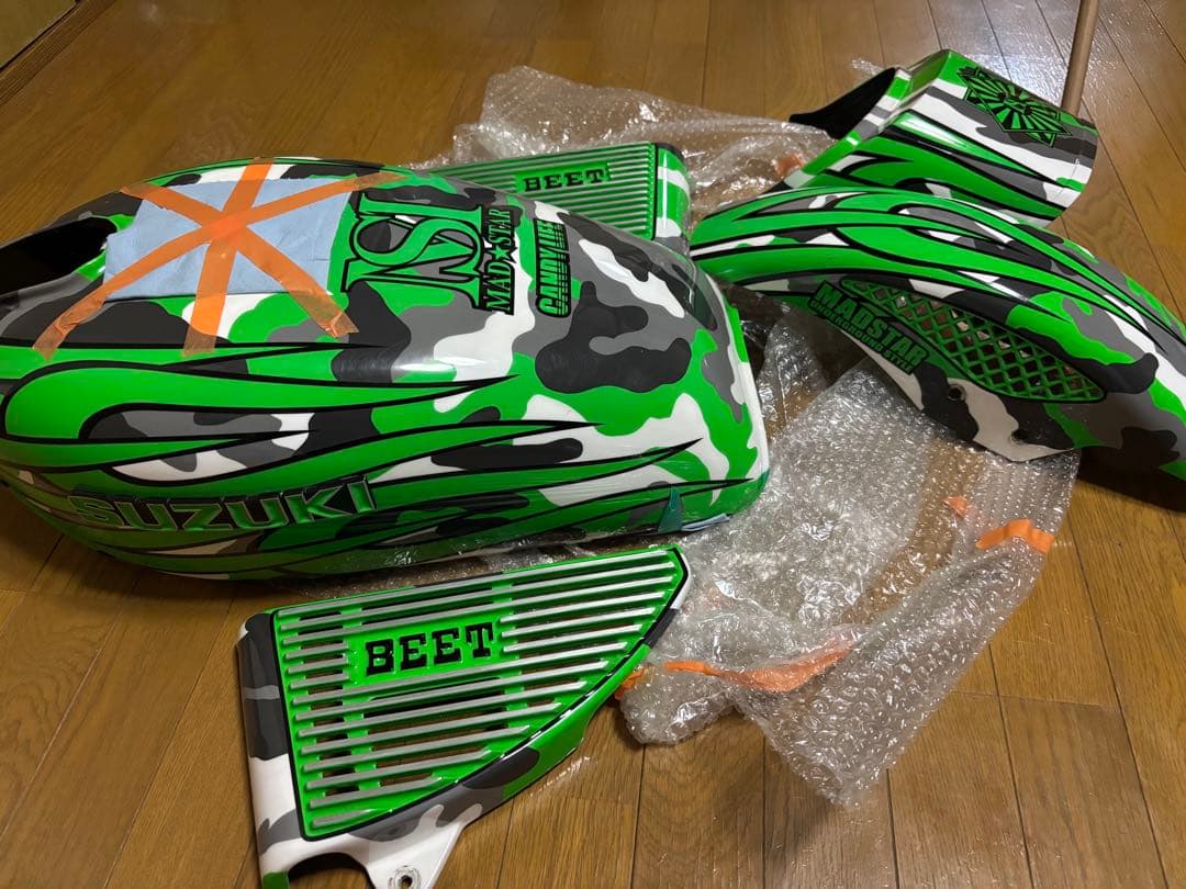 gs400 外装セット　キャンディーライフ×MAD STAR塗装