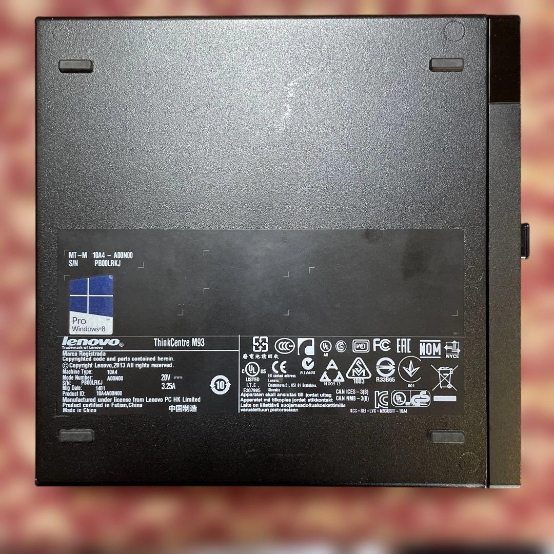 Lenovo ThinkCentre M93 Core i3 小型 ミニPC