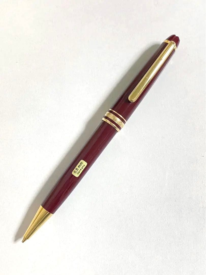モンブラン マイスターシュテュック シャープペンシル ツイスト式 ボルドー 難有