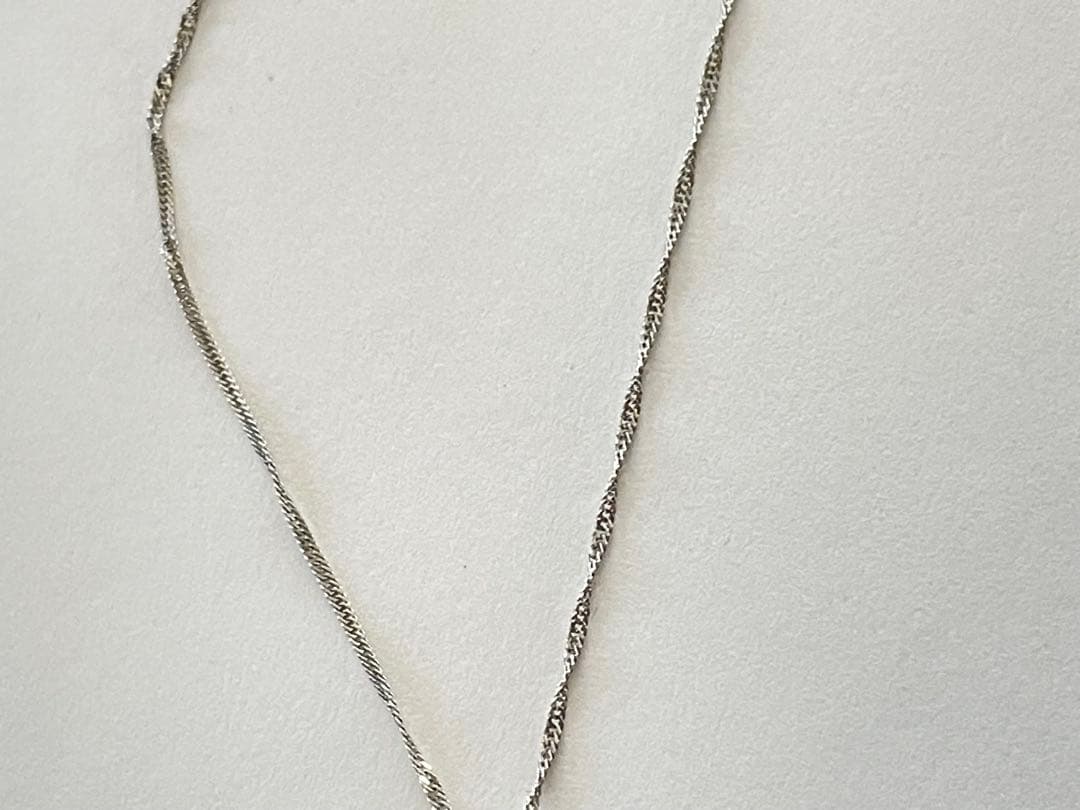 TSUTSUMI PTネックレス PT青いペンダント 箱付き美品