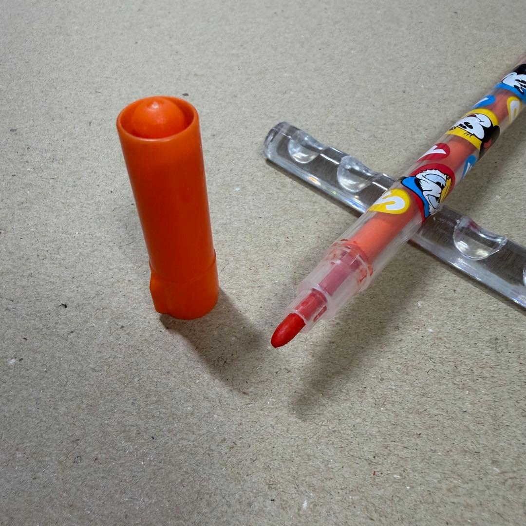 廃盤 ぺんてる カラーペン オレンジ 慶弔 パーソンズ ディズニー ペン回し