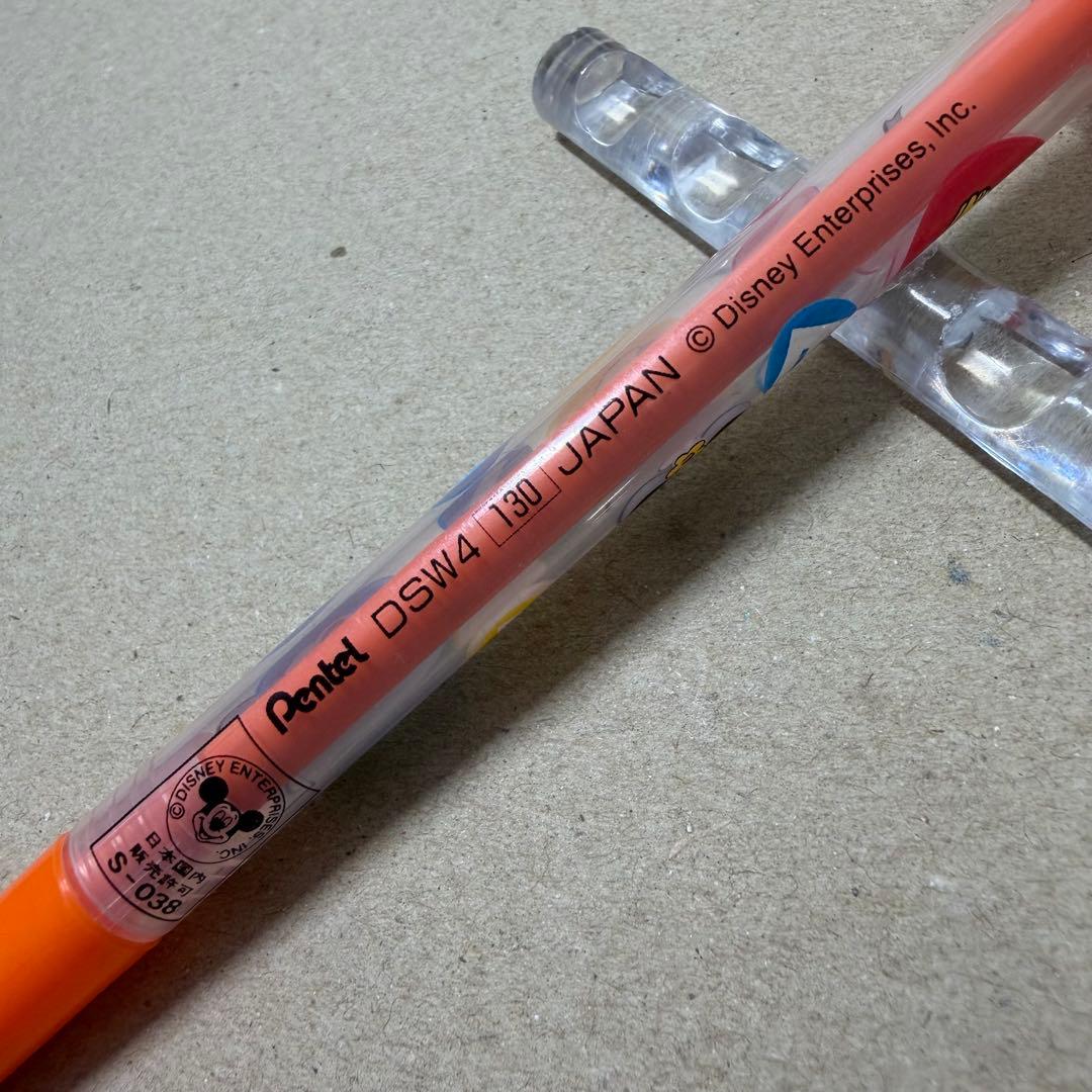廃盤 ぺんてる カラーペン オレンジ 慶弔 パーソンズ ディズニー ペン回し