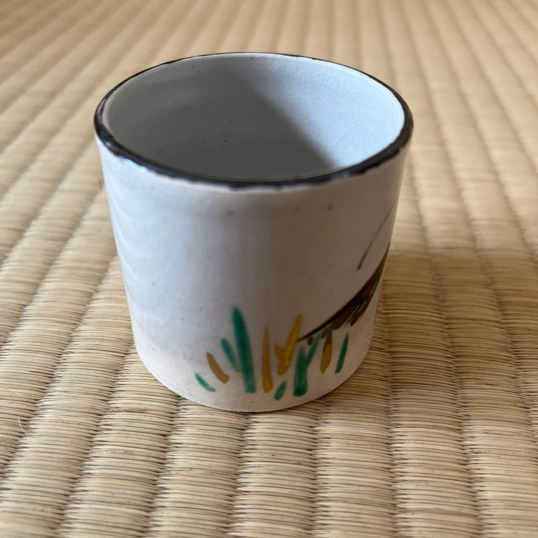 九代白井半七造 鵜飼蓋置 茶道具