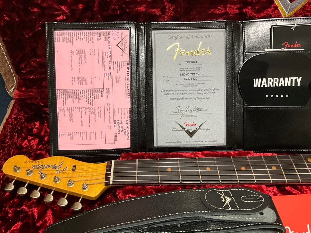 ギター Fender Custom Shop 1960 Telecaster Relic