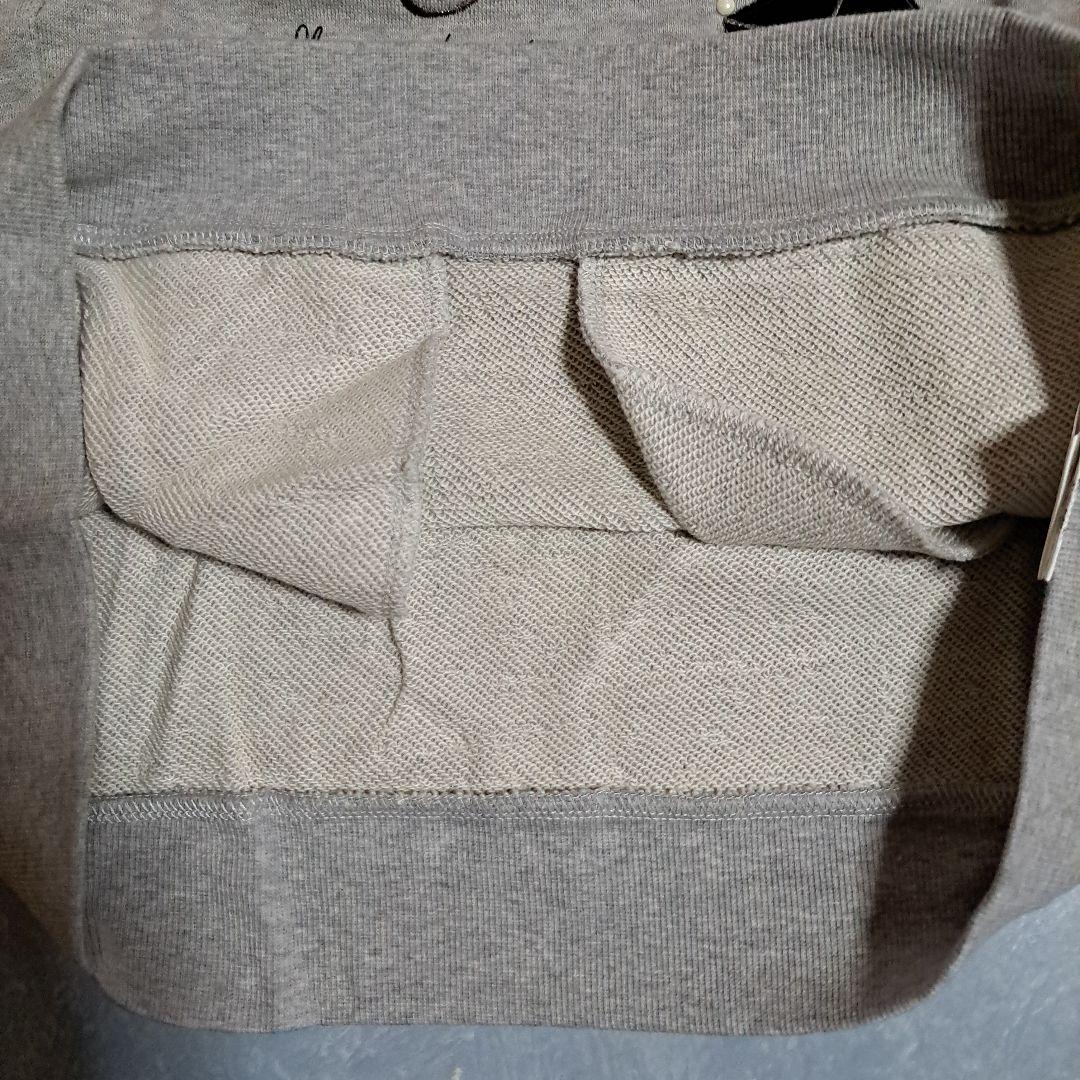 Mezzo piano-junioパールビーズいっぱいパフスリーブトレーナー