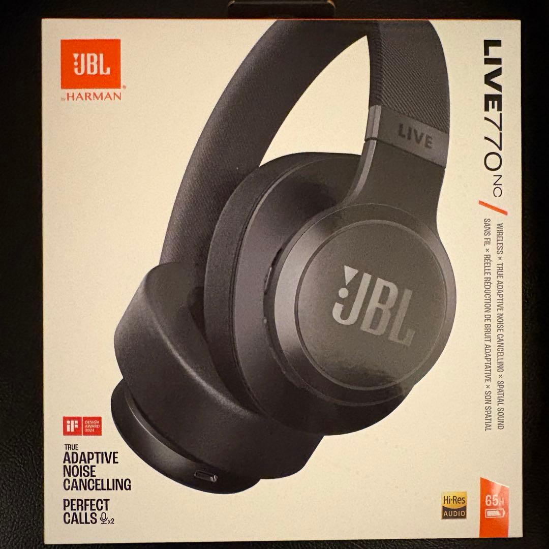 JBL LIVE 770NC ワイヤレスヘッドホン　ブラック