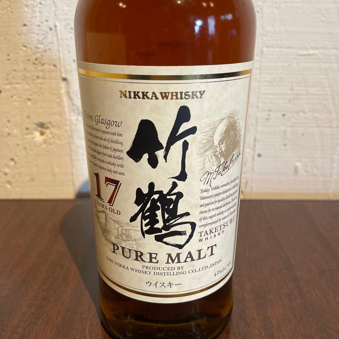 竹鶴17年 箱付き 希少※裏ラベルをご覧ください