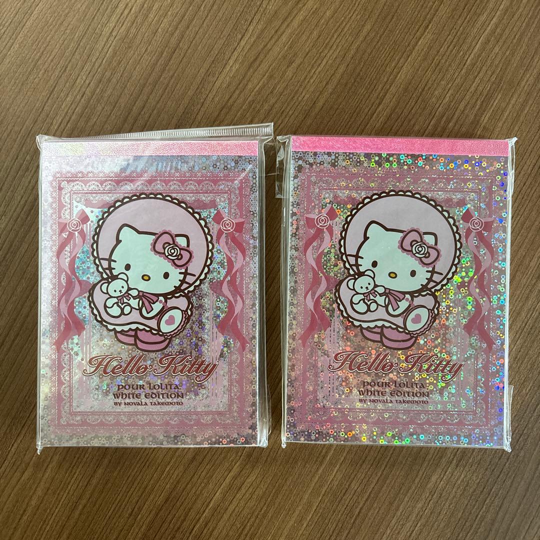 【美品2冊】キティ メモ帳　ロリータ　ホログラム　嶽本野ばら　可愛い　レトロ