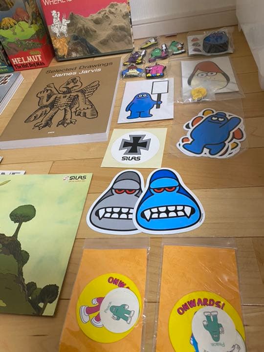 James Jarvisフィギュア　アートブックサイン入りsilasポスター