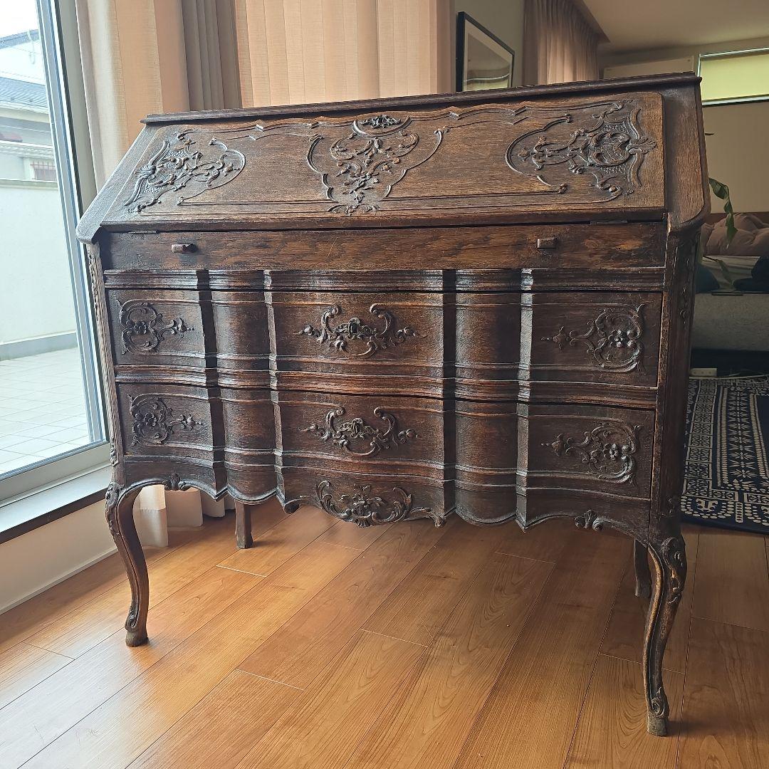 アンティークライティングデスク1890年代 鍵あり