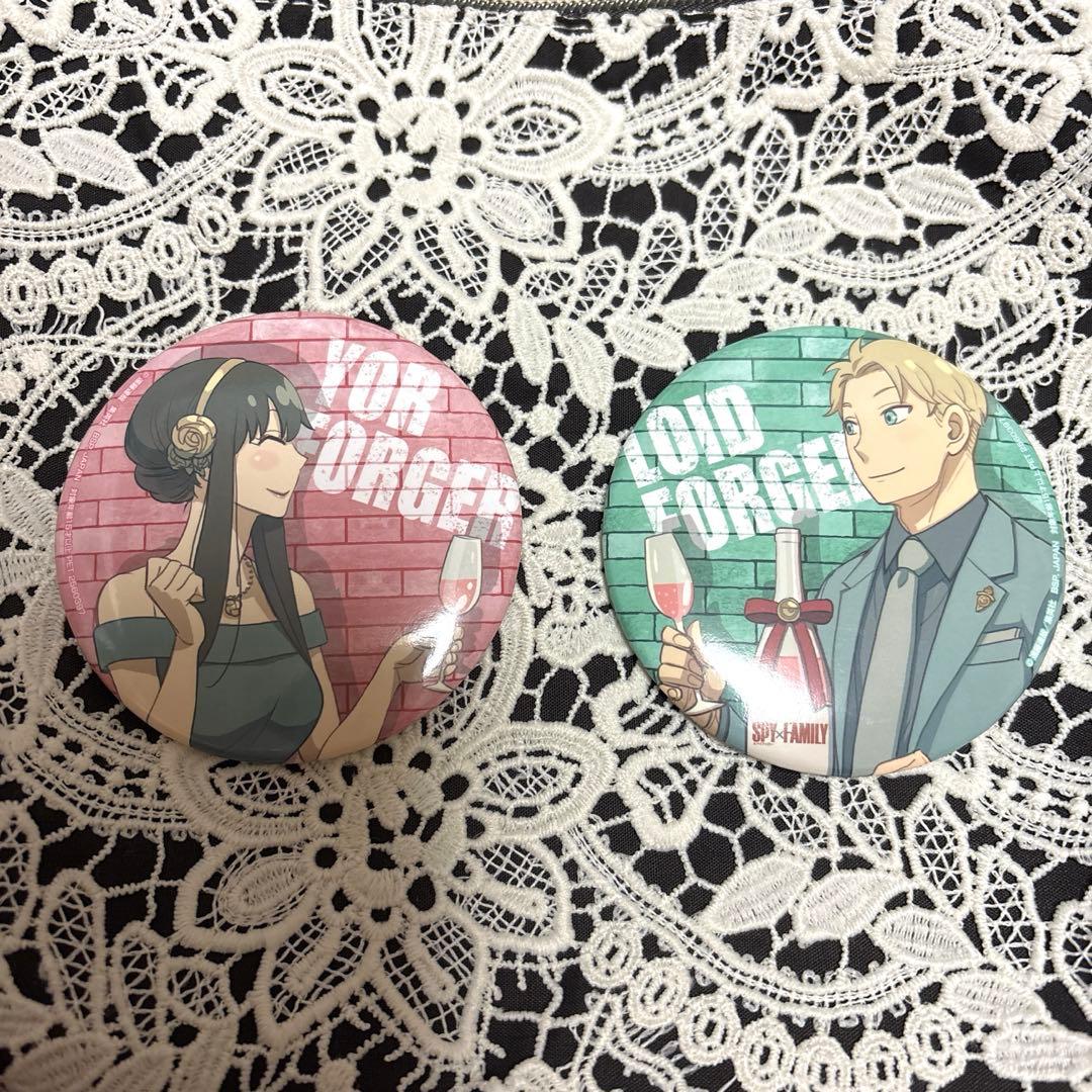 スパイファミリー ナムコ限定 缶バッジ ロイド ヨル セット