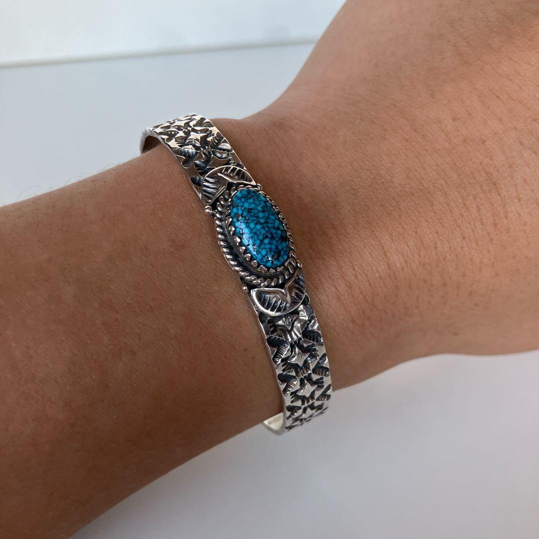 Navajo Kevin Ramone ターコイズ　バングル　キングマン