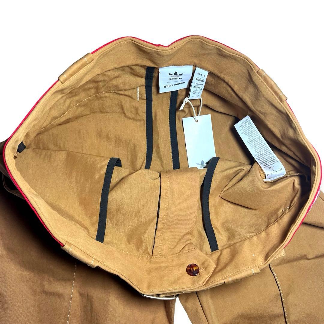 【新品タグ付】限定廃盤 アディダス×ウェールズボナー コラボチノパン ベルト付M