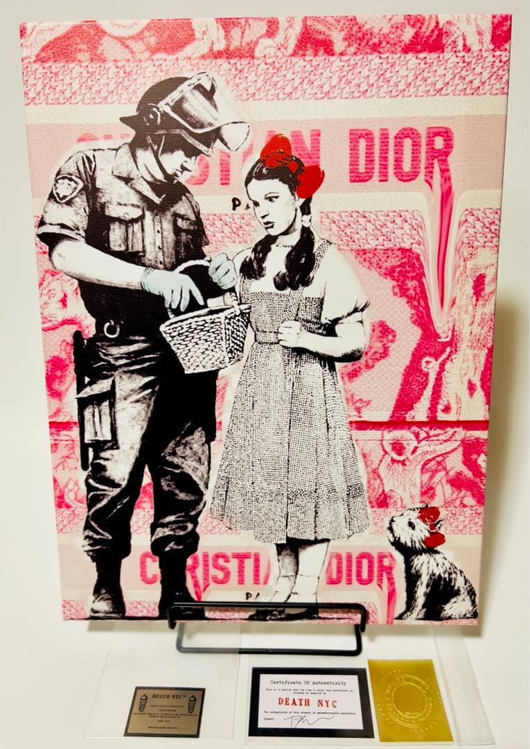 DEATH NYC キャンバスボードタイプ 【認定メタルプレート付き 】激レア