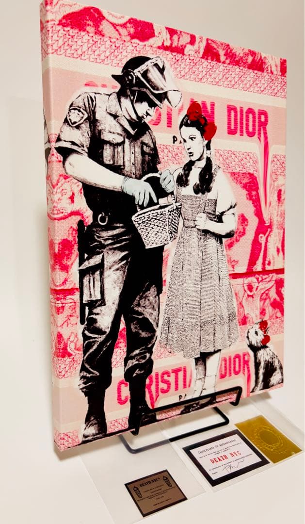 DEATH NYC キャンバスボードタイプ 【認定メタルプレート付き 】激レア