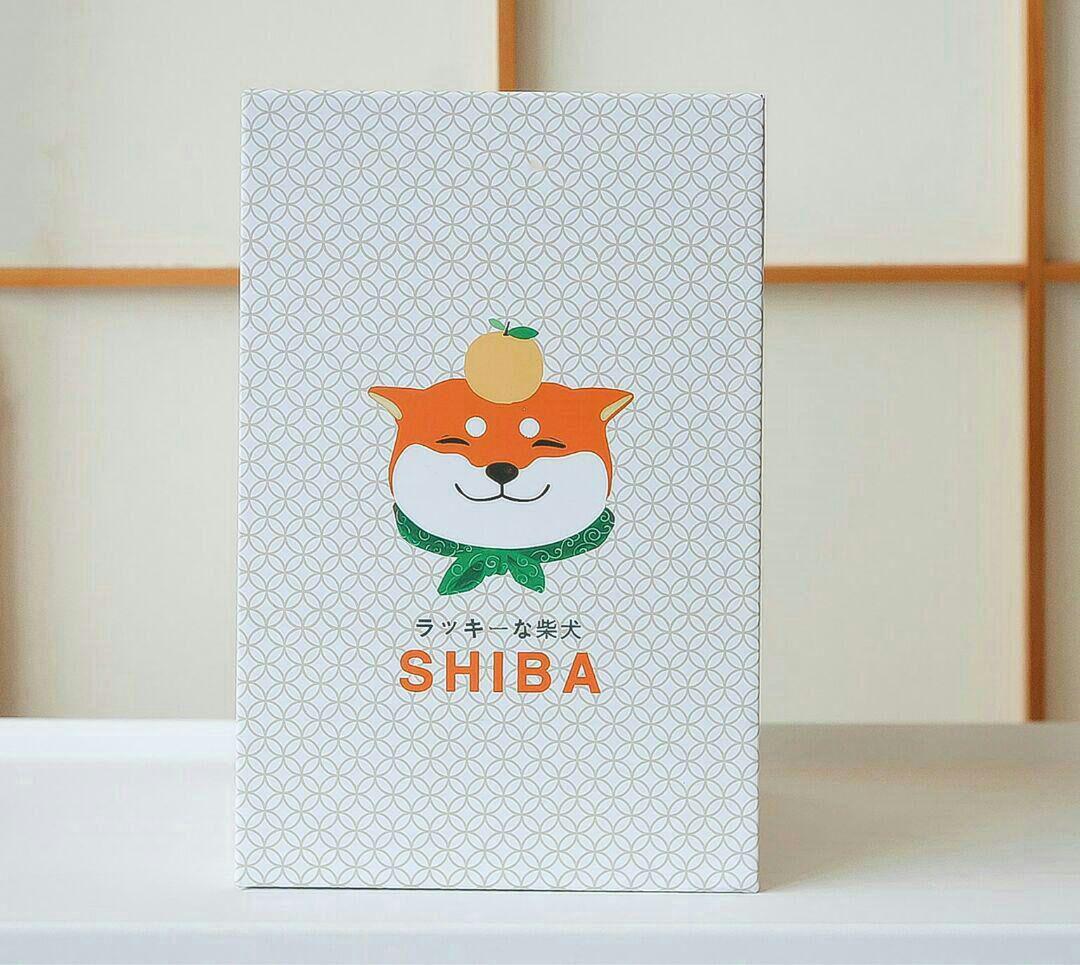 陶磁器 手描き 柴犬 置物