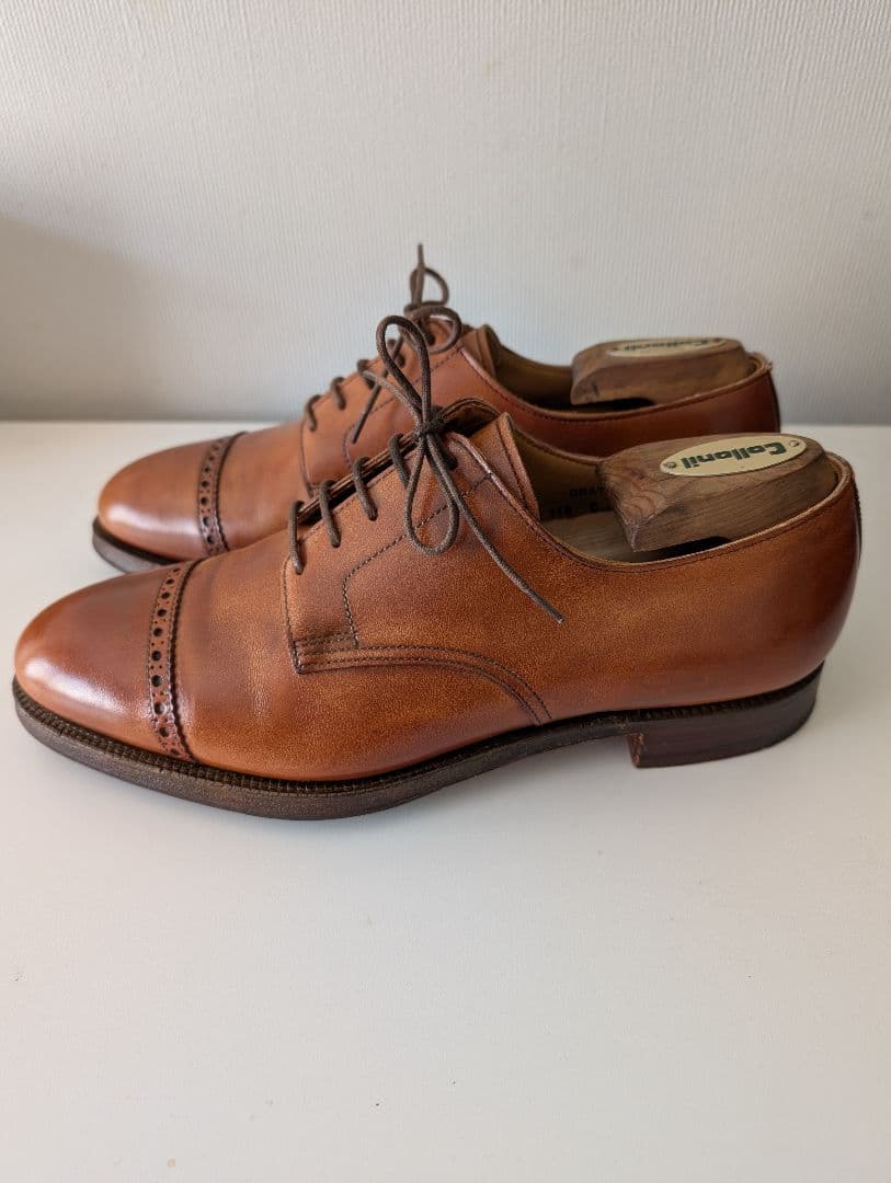 【美品】クロケット & ジョーンズ キャップトゥ 6E