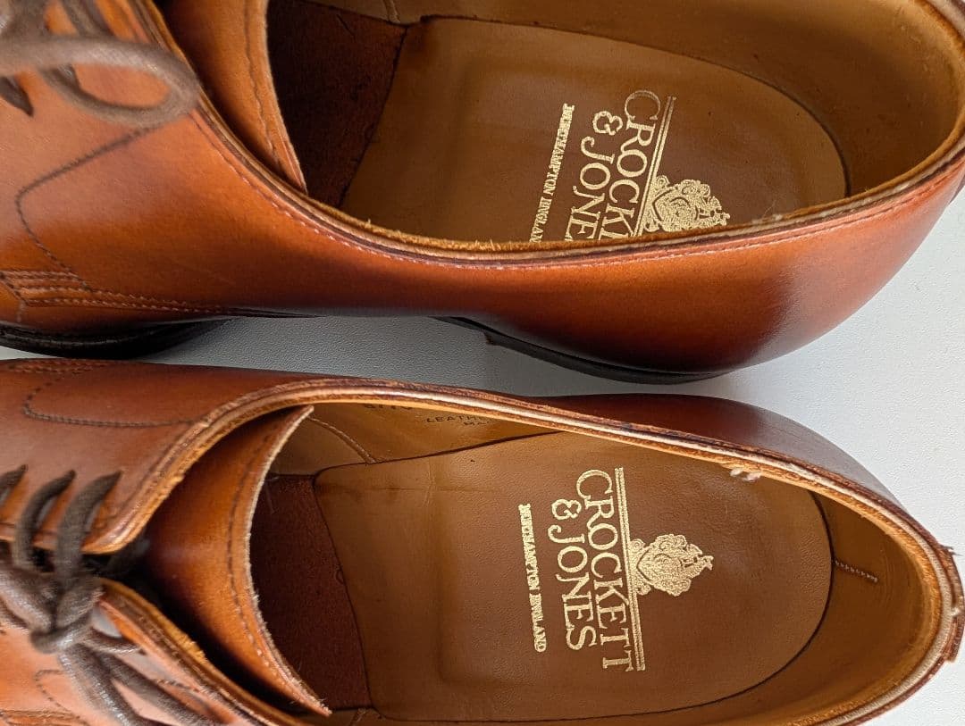 【美品】クロケット & ジョーンズ キャップトゥ 6E