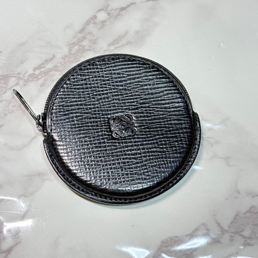 【早い者勝ち】ロエベ ケース レザー ブラック アナグラム #B598