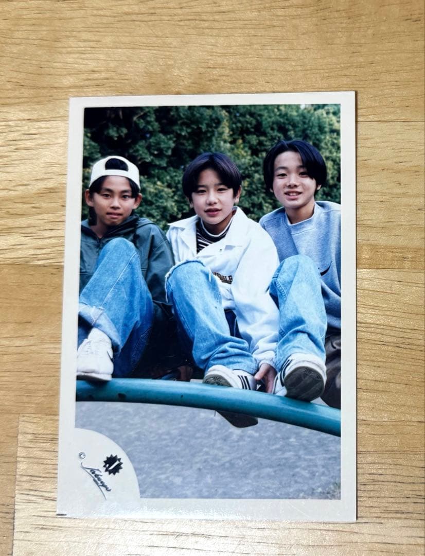 Jr時代 公式生写真 「怪談トリオ」 滝沢秀明 今井翼 川野直輝 2枚 値下げ