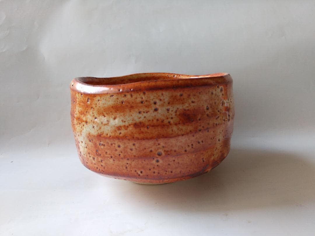 加藤秀山 紅志野 志野焼 志野茶碗 共箱 茶道具 茶器 茶碗 新品 未使用 美品