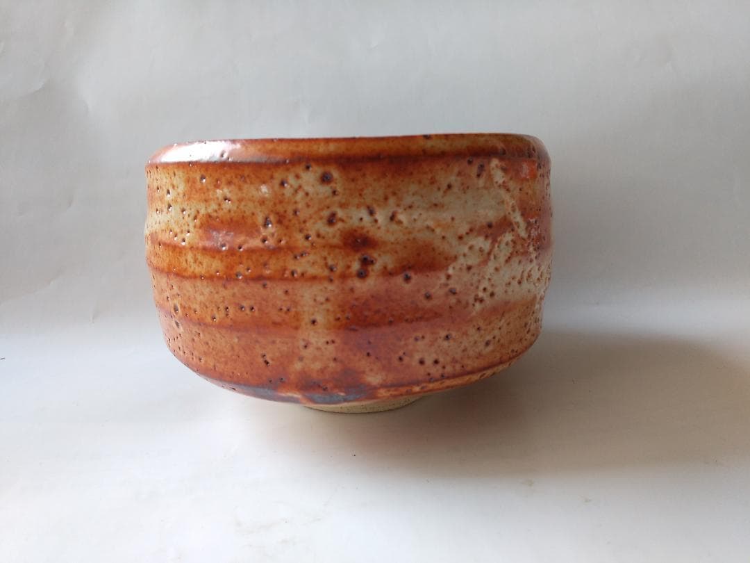 加藤秀山 紅志野 志野焼 志野茶碗 共箱 茶道具 茶器 茶碗 新品 未使用 美品