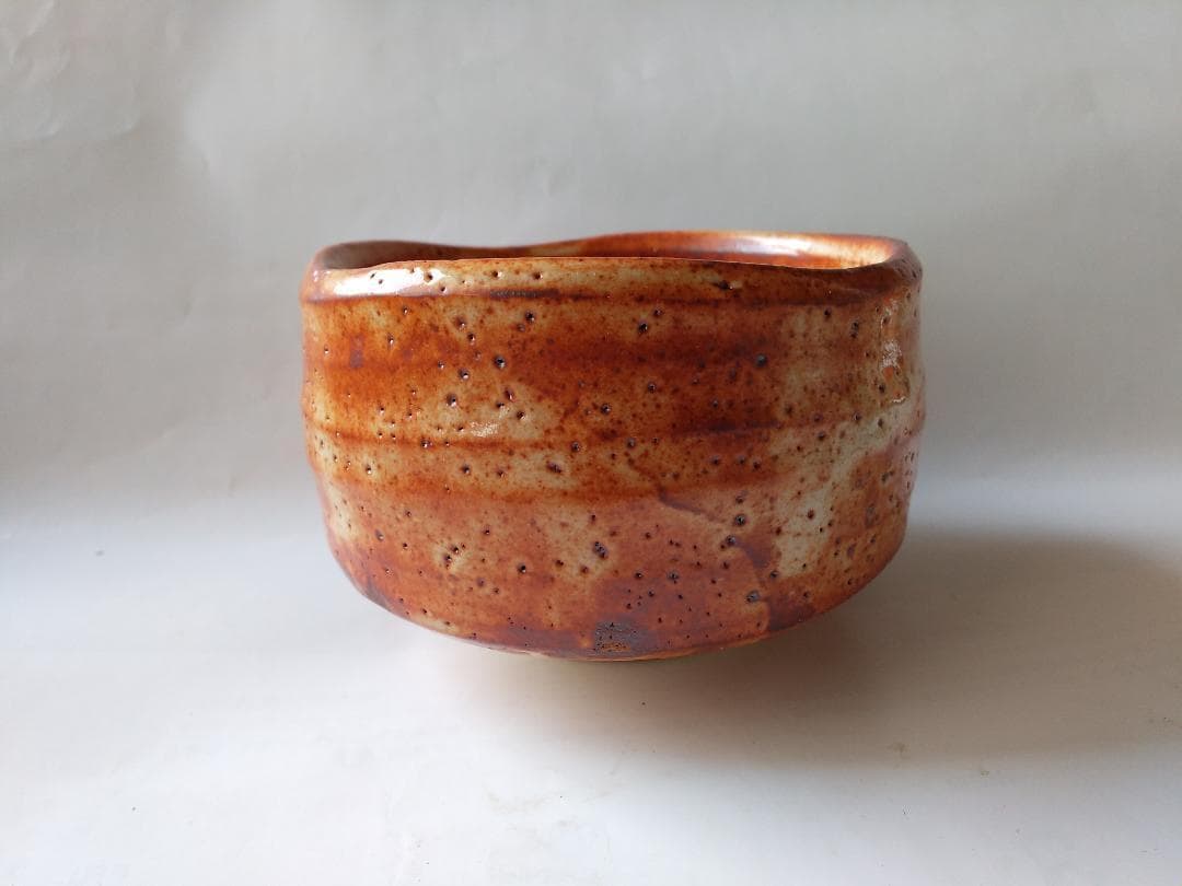 加藤秀山 紅志野 志野焼 志野茶碗 共箱 茶道具 茶器 茶碗 新品 未使用 美品