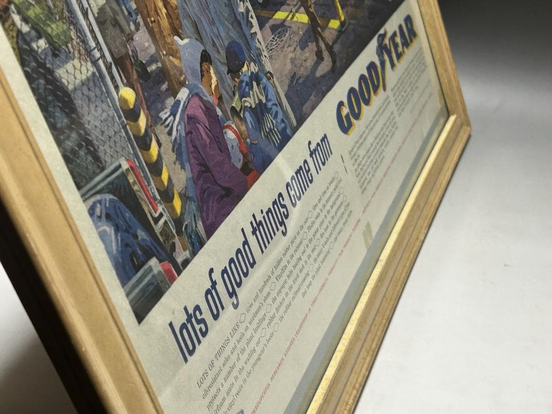 GOODYEAR　広告　アート額縁 インテリア ビンテージ LIFE　雑誌