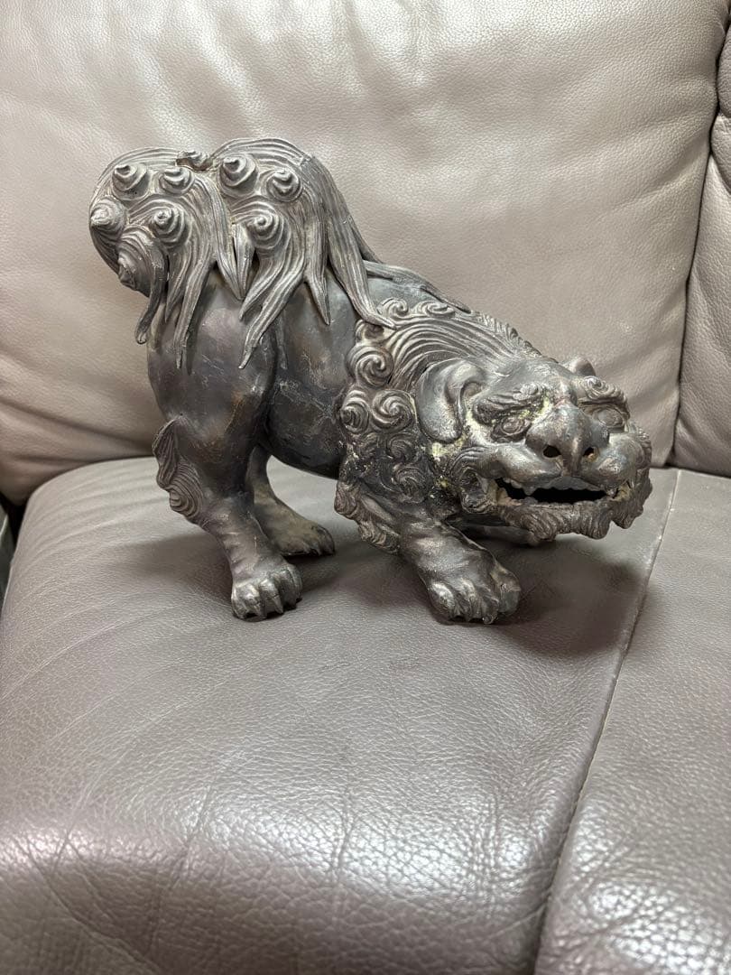 獅子　置物