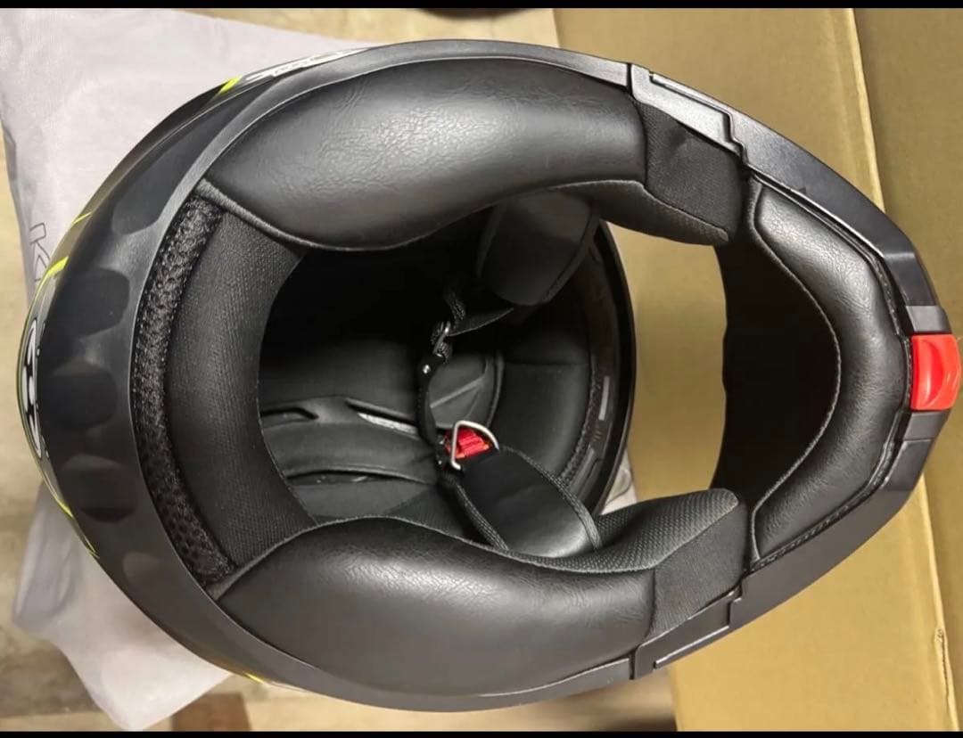 OGK KABUTO RYUKI システムヘルメットXLフラットブラックイエロー