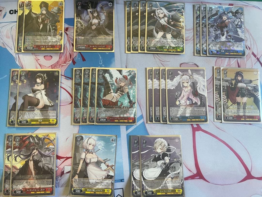 ヴァイス アズールレーン デッキ 7電源1枝 大量パーツ