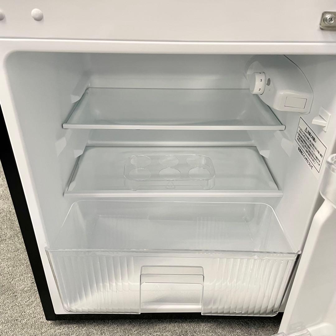 コンフィー 2ドア冷蔵庫 RCT90BL(E) 90L 2023年製