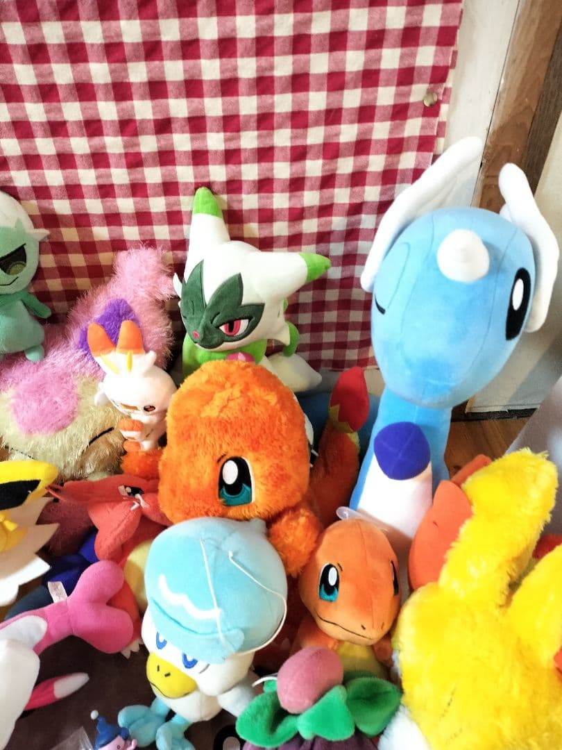 大量 まとめ売り ポケットモンスター ぬいぐるみ ルカリオ 色違い サンダース