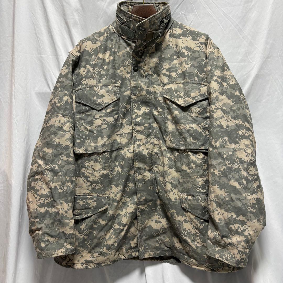 米軍　ACU デジタルカモ M-65 フィールドジャケット　ライナー付き　実物