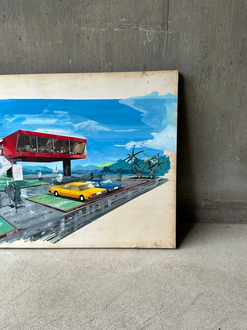 Conceptual Architecture 近代建築の水彩画