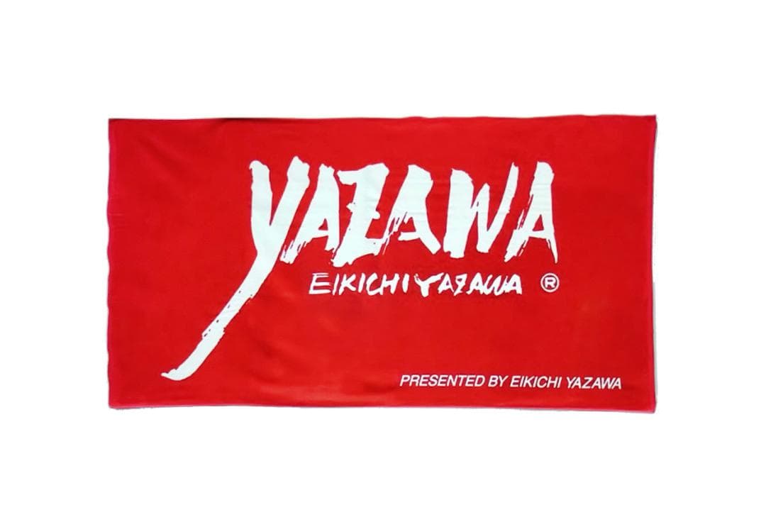 矢沢永吉 SBT スペシャルビーチタオル 03 (フデ)レッド/ホワイト