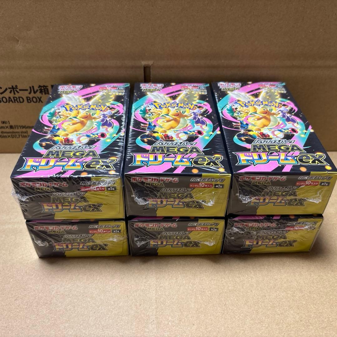 ポケモンカード　MEGAドリームex 新品未開封6BOX シュリンクあり