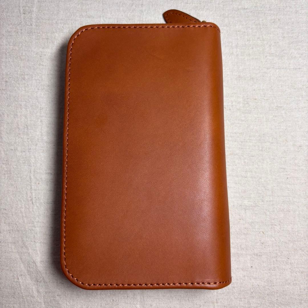 【美品】パイロット×ソメス3本差ペンケースPILOT×SOMES ブラウン 牛革