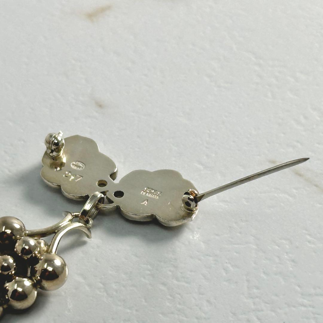  　217　A　ブローチ　グレープ　シルバー　925