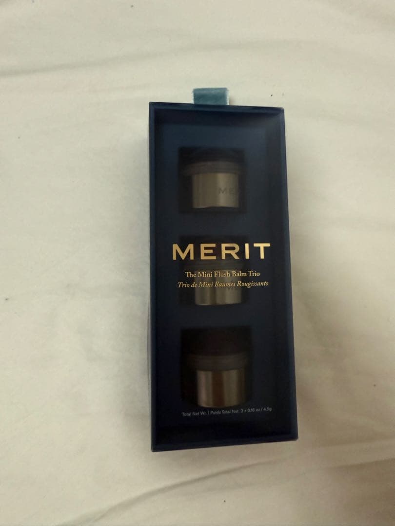 [新品]MERIT フラッシュバーム クリーム ブラッシュ トリオ　3色セット