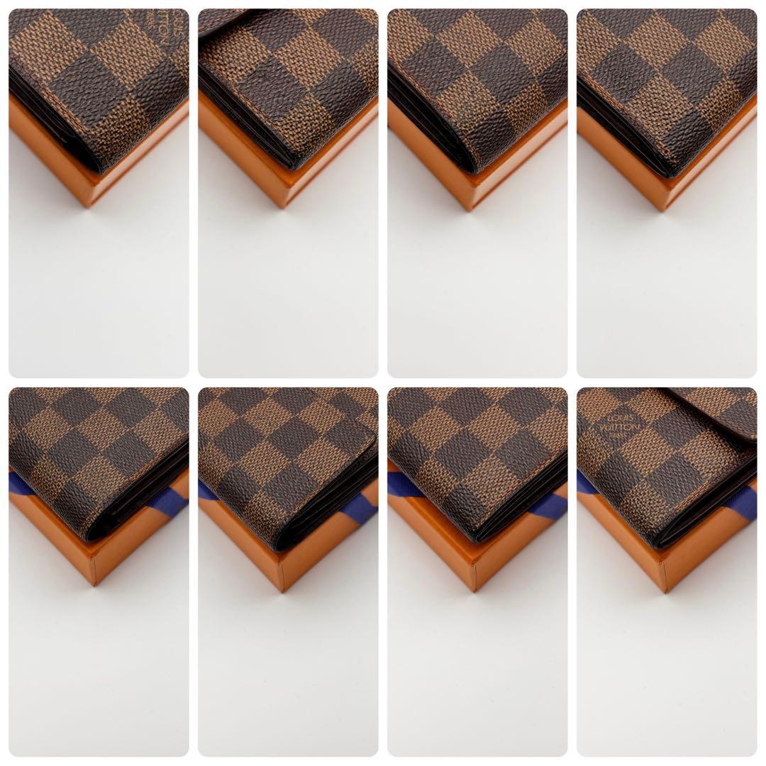 ルイヴィトン✨ダミエ✨ポシェット ポルトモネ クレディ 二つ折り財布