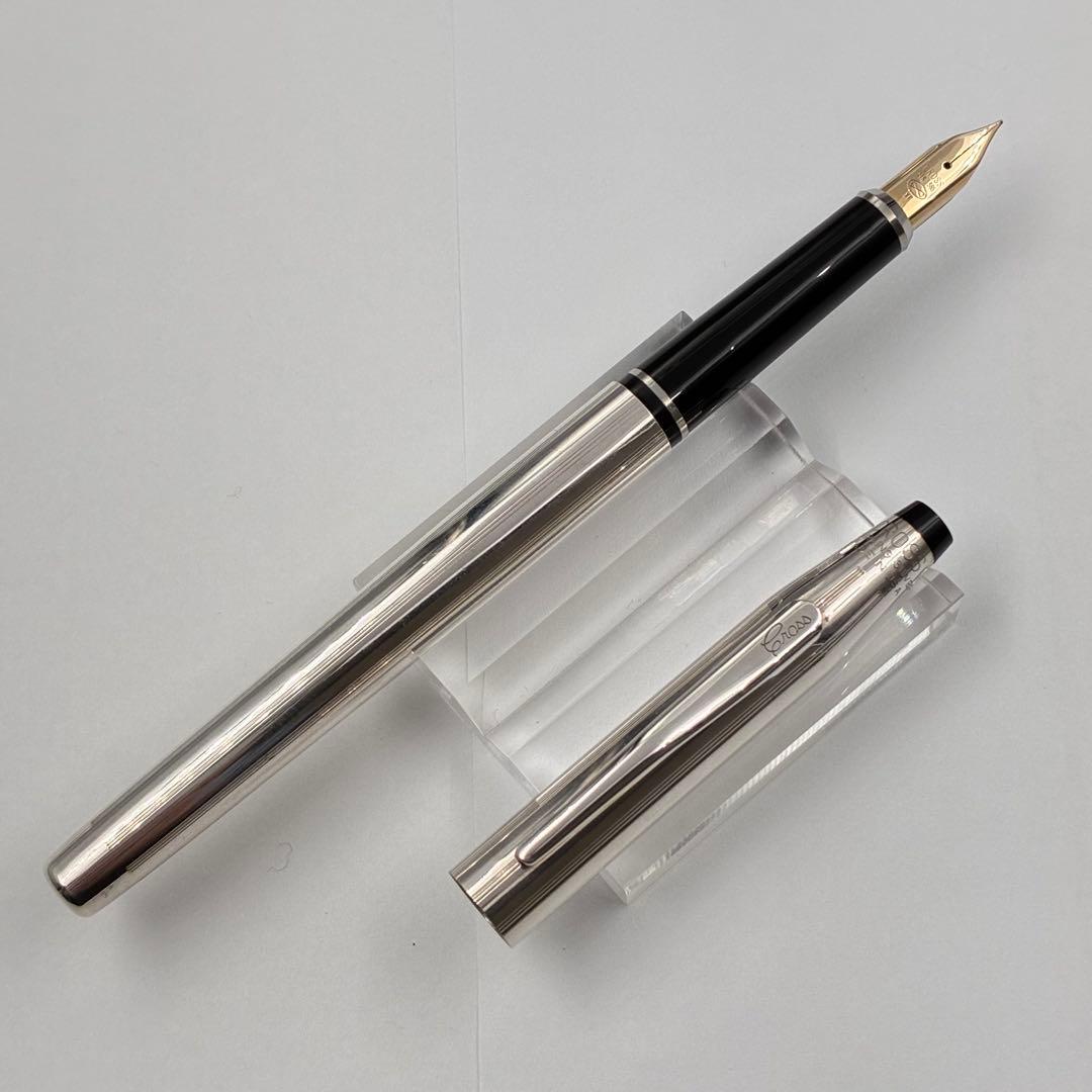 CROSS クロス センチュリー スターリングシルバー 万年筆ボールペンセット