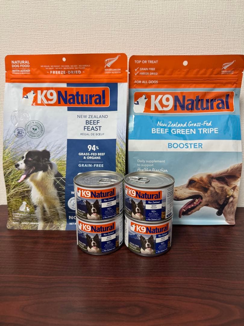 K9 Natural ビーフ　フード詰め合わせ
